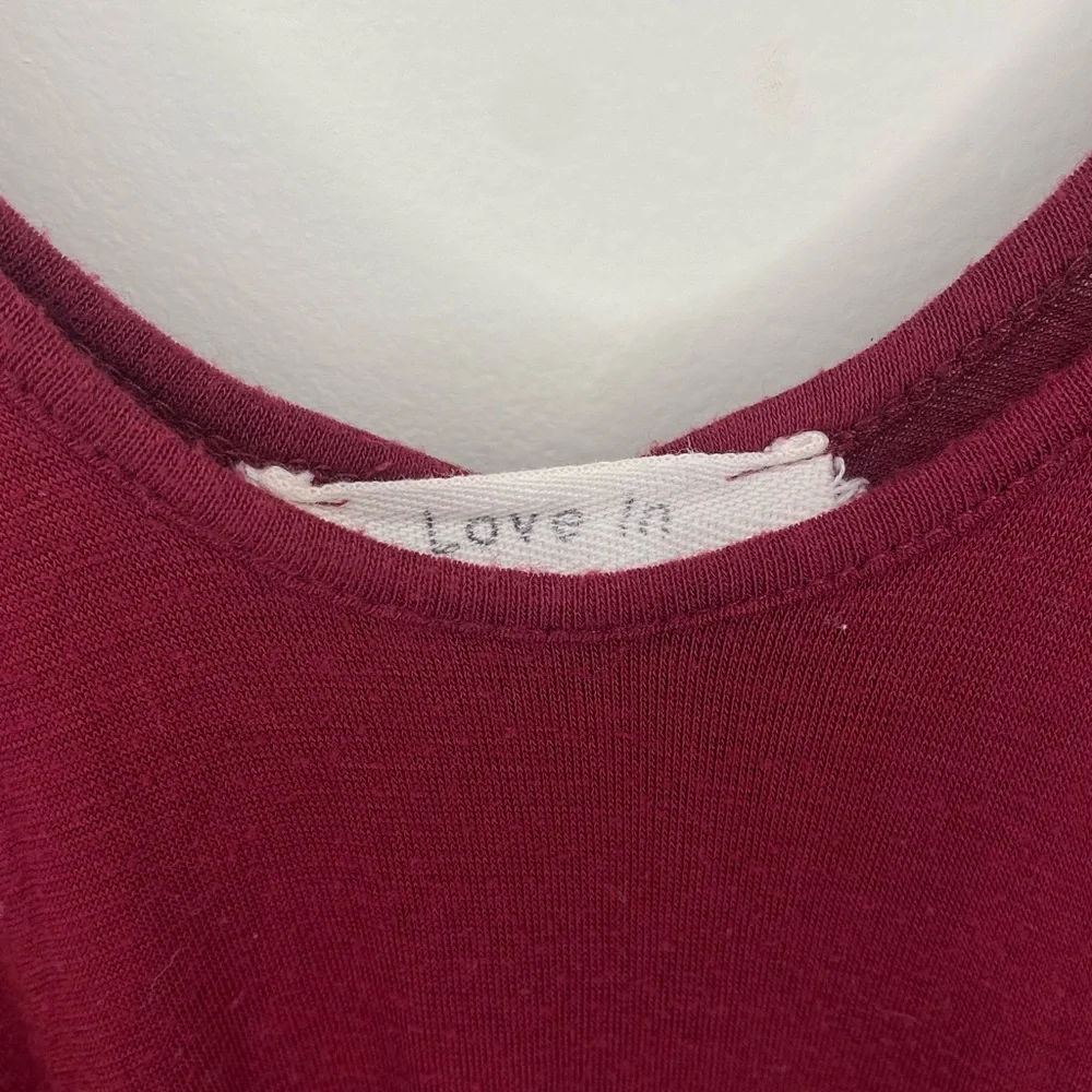 Love in Rich Burgundy Dress - Picture 2 of 3